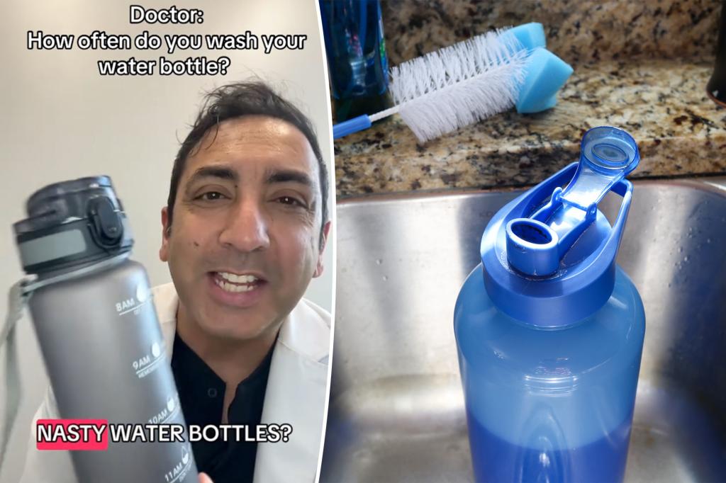 How often should you really wash your water bottle: doc