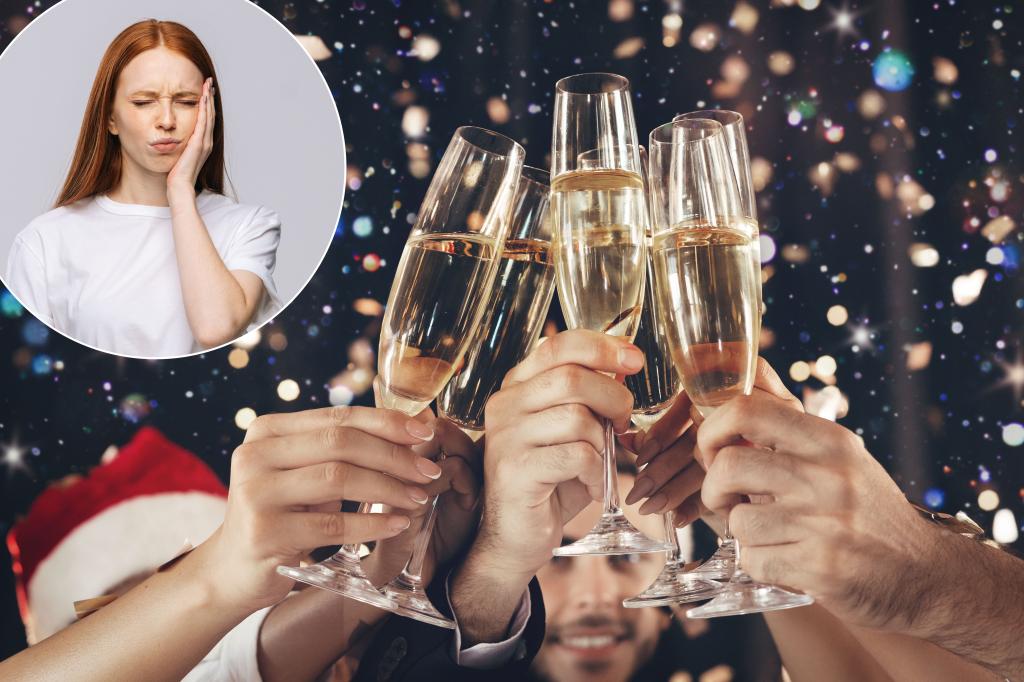 Dentists warn of increased 'prosecco teeth' over the holidays