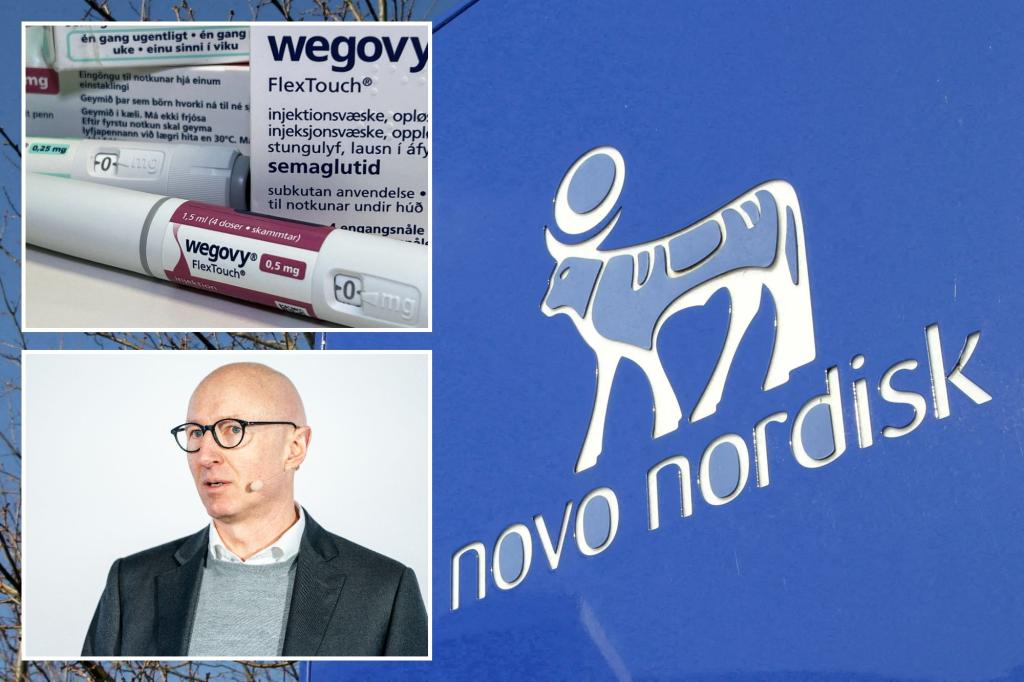 Novo Nordisk shares fall after Wegovy's successor disappoints in study